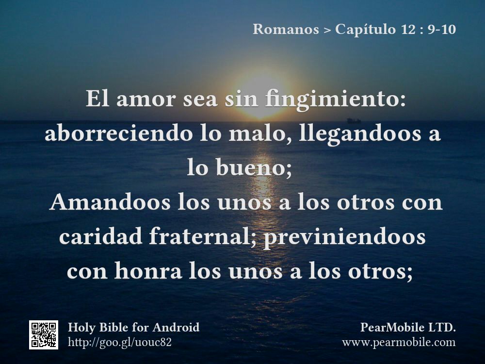 Romanos, Capítulo 12:9-10